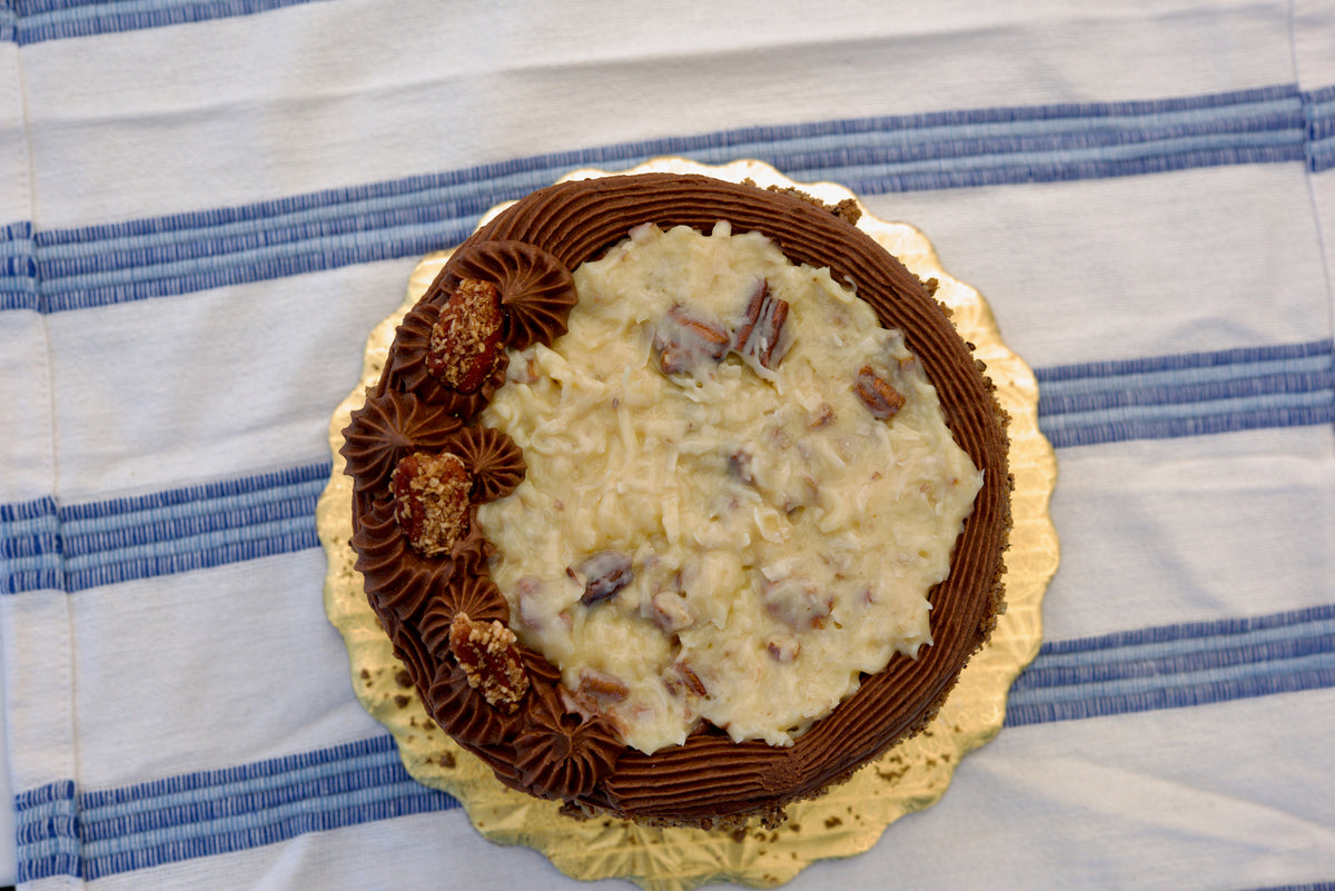 German Chocolate Mousse Cake
