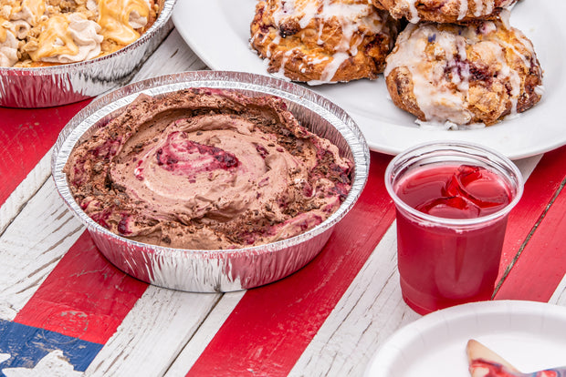 Chocolate Raspberry Ribbon Everyday Cake