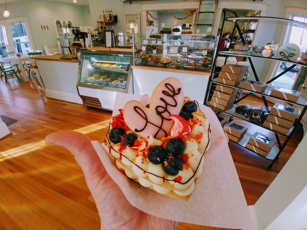 Heart Cookie Tart for 2