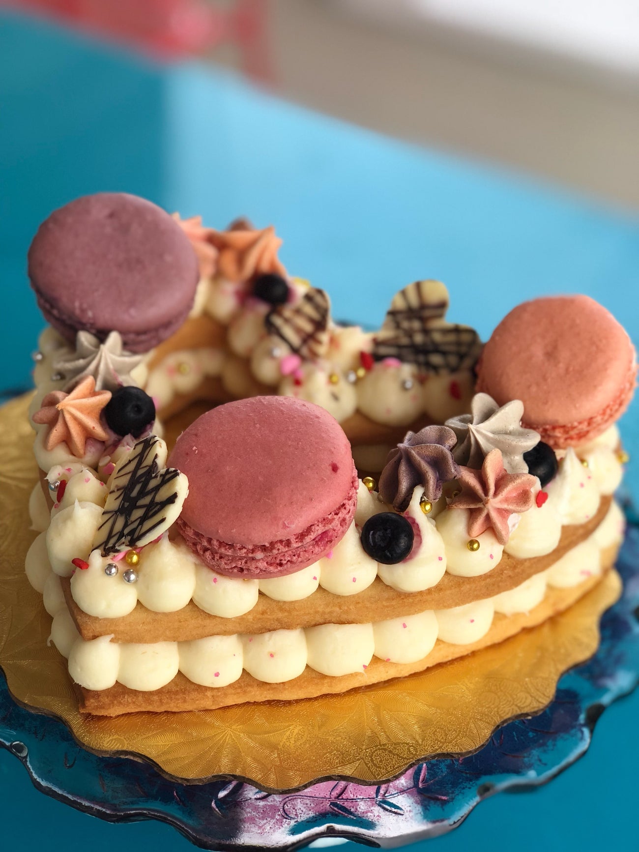 Large Heart Cookie Tart