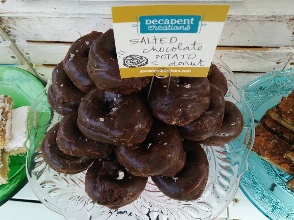 Salted Chocolate Potato Donut